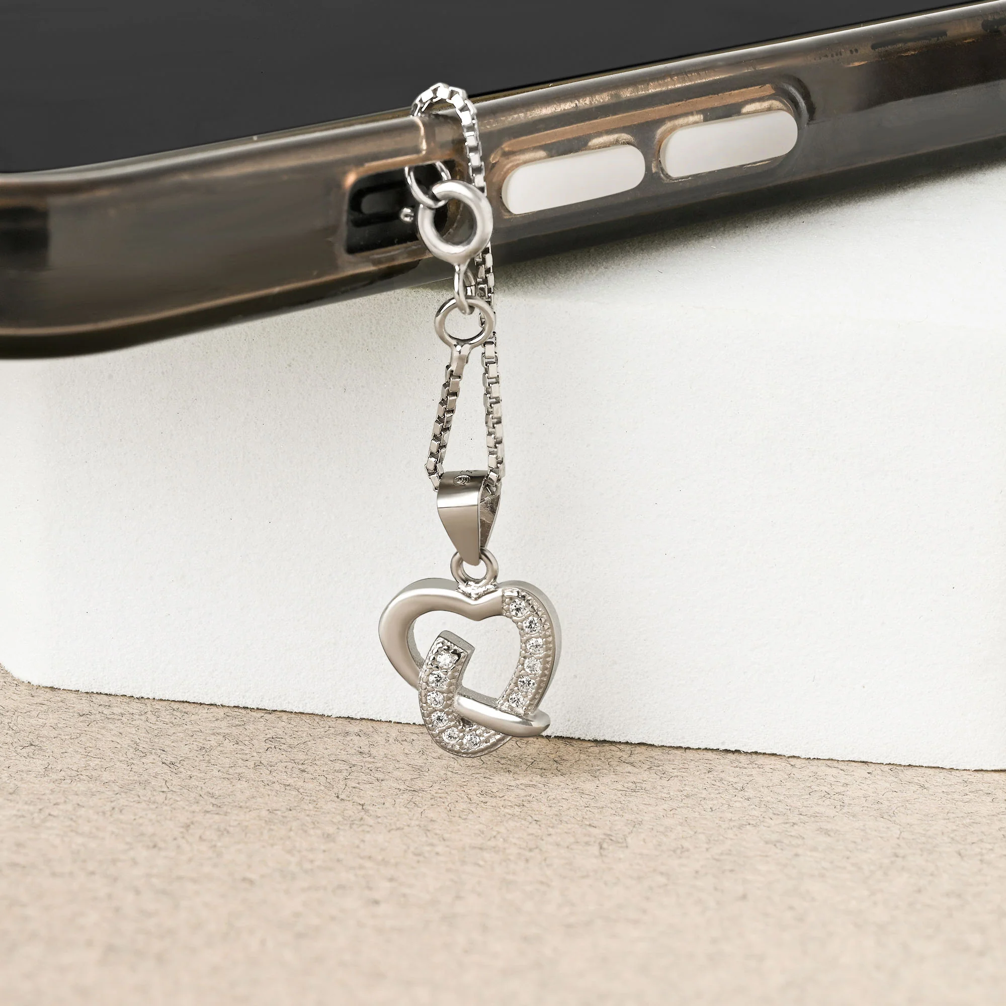 Soft Wrap Heart Charm - Image 3
