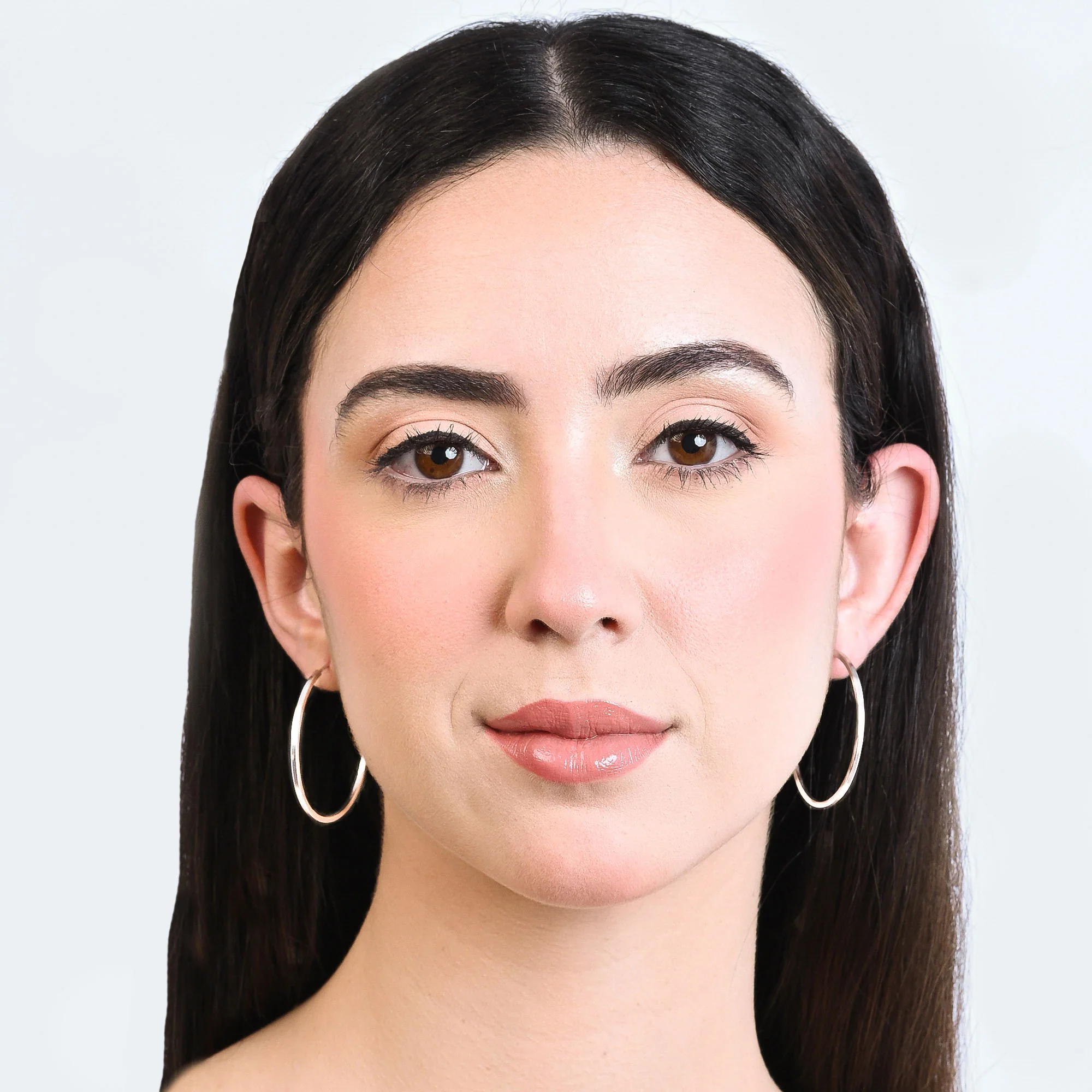 Solyn Silver Hoops - Image 3