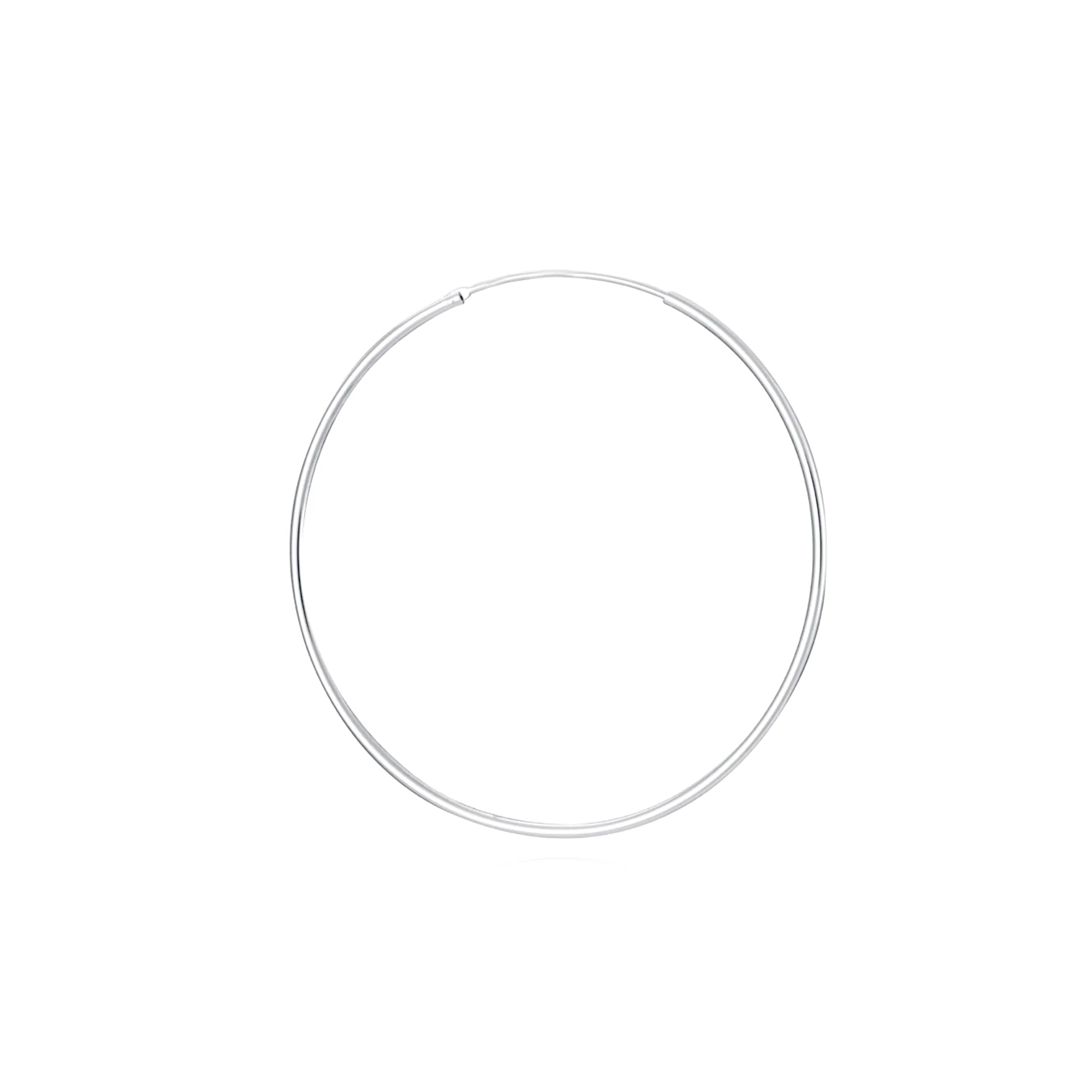 Solyn Silver Hoops - Image 5