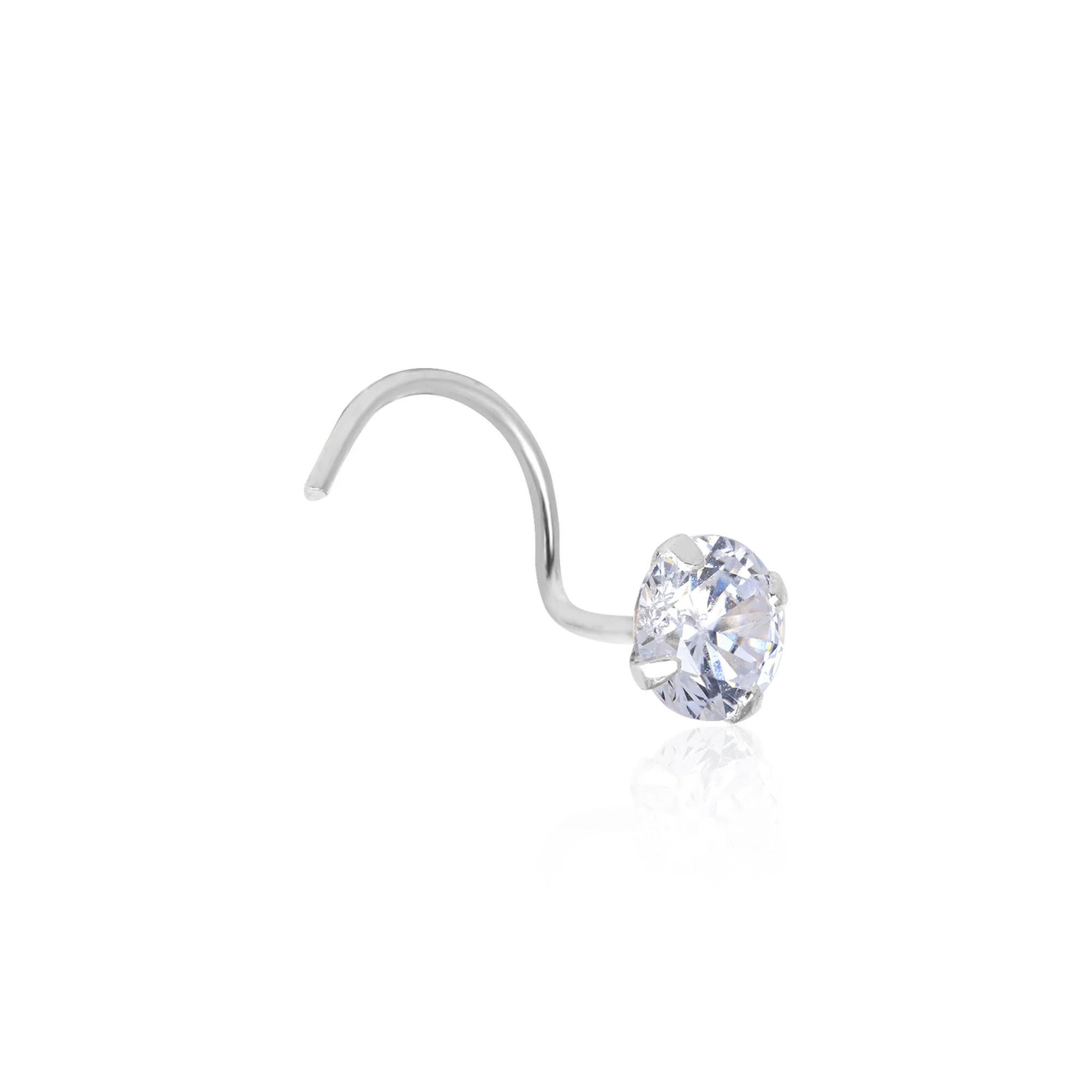 Sparkle Loop Nose Pin - Image 2