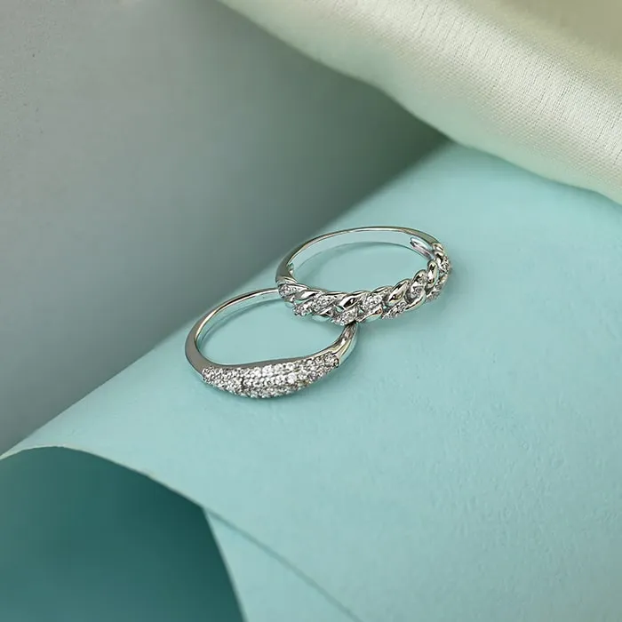 Sparkle Twist Rings - Image 2