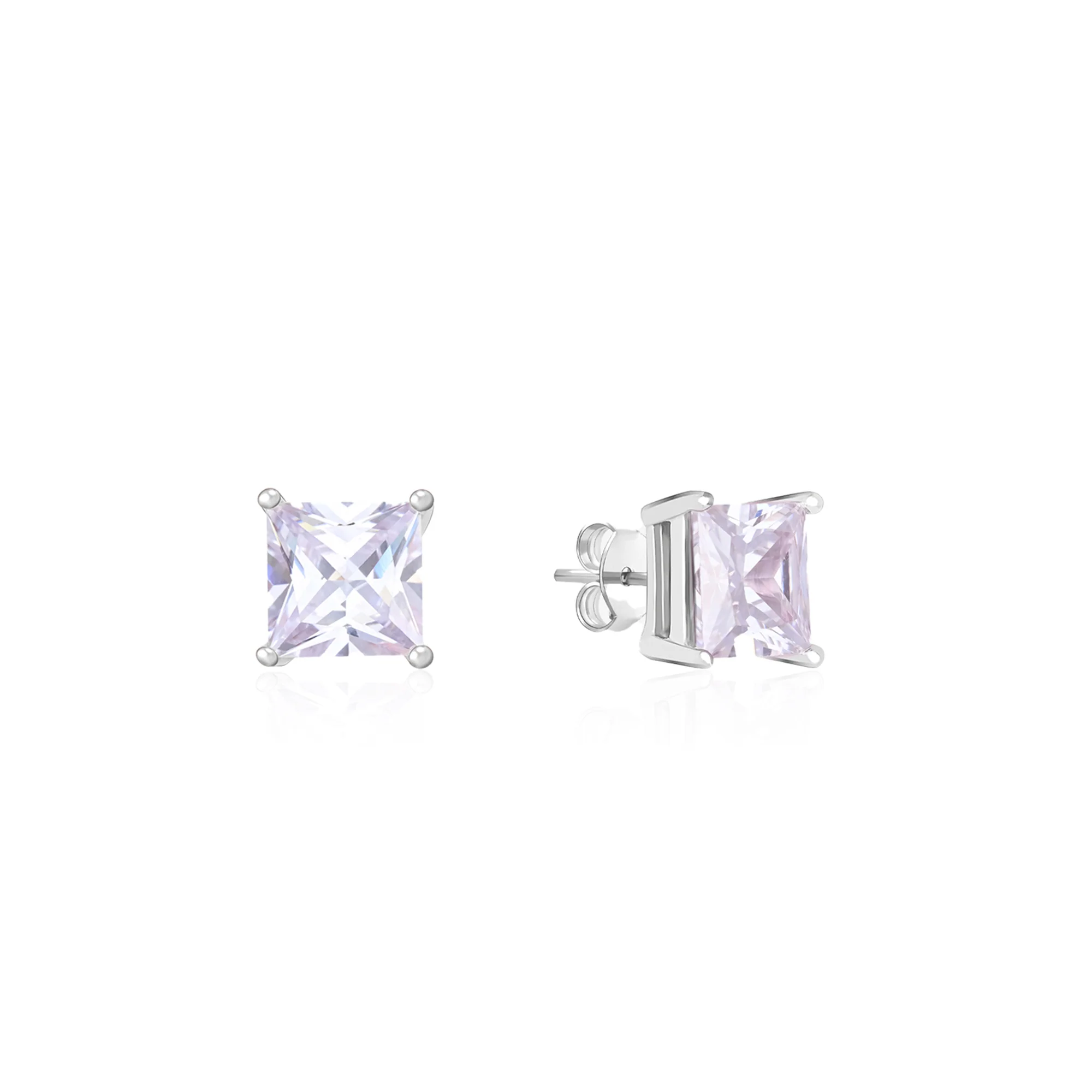 Square-Cut CZ Studs - Image 16