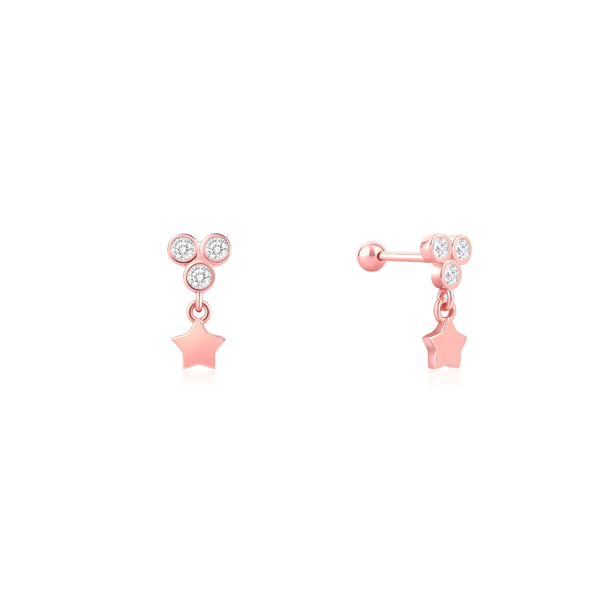 Star Dangle Stud Earring - Image 2