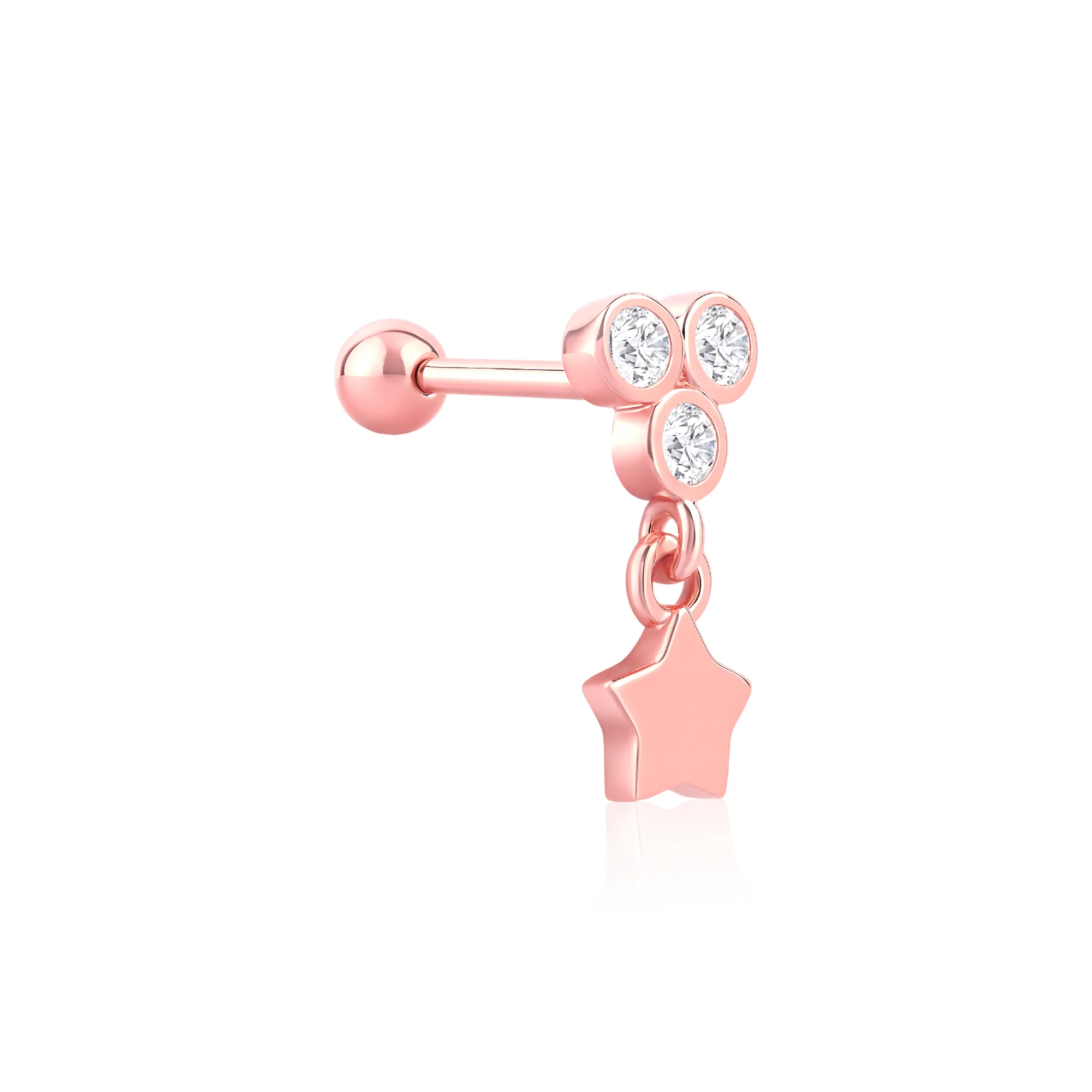 Star Dangle Stud Earring - Image 6