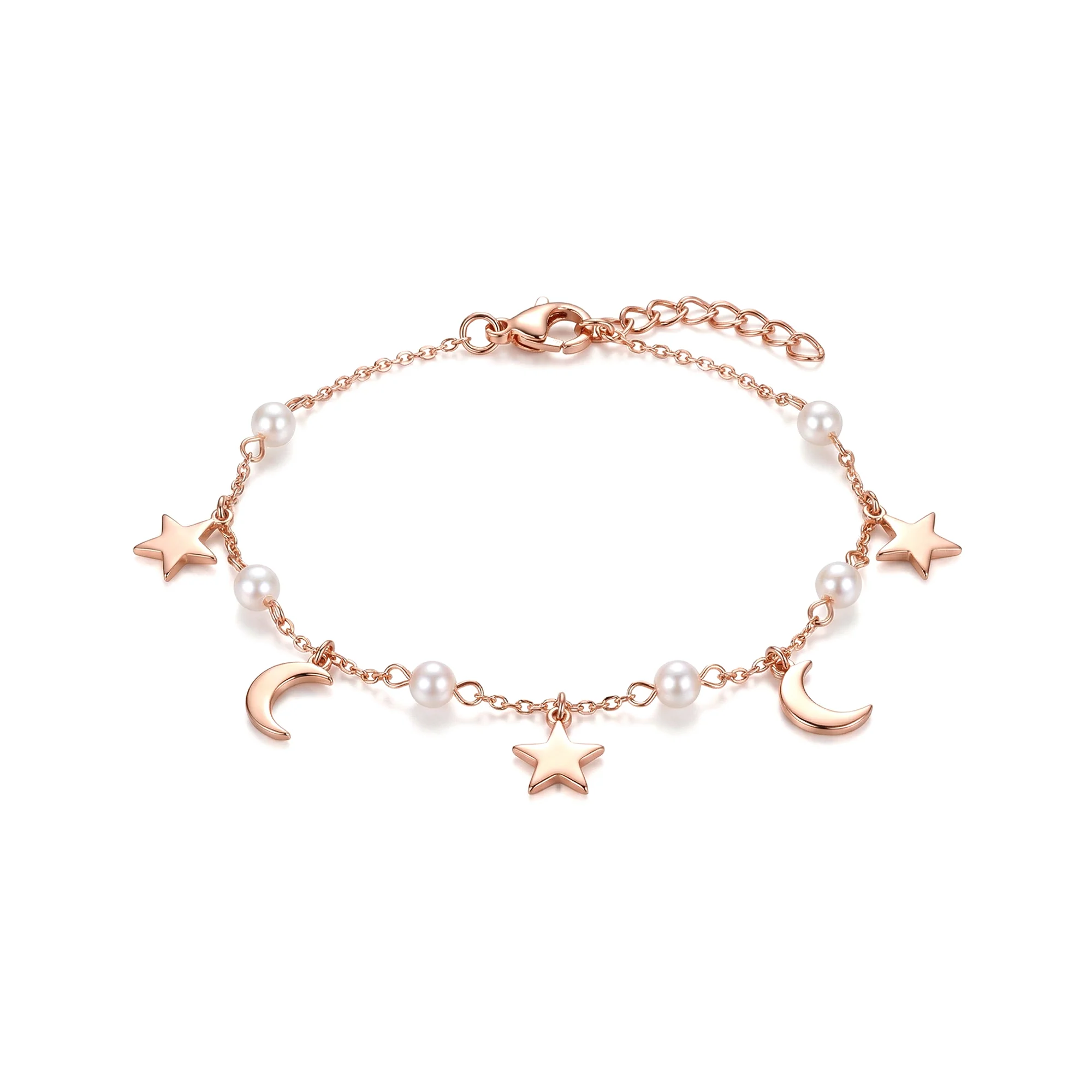 Star Moon Pearl Bracelet - Image 6