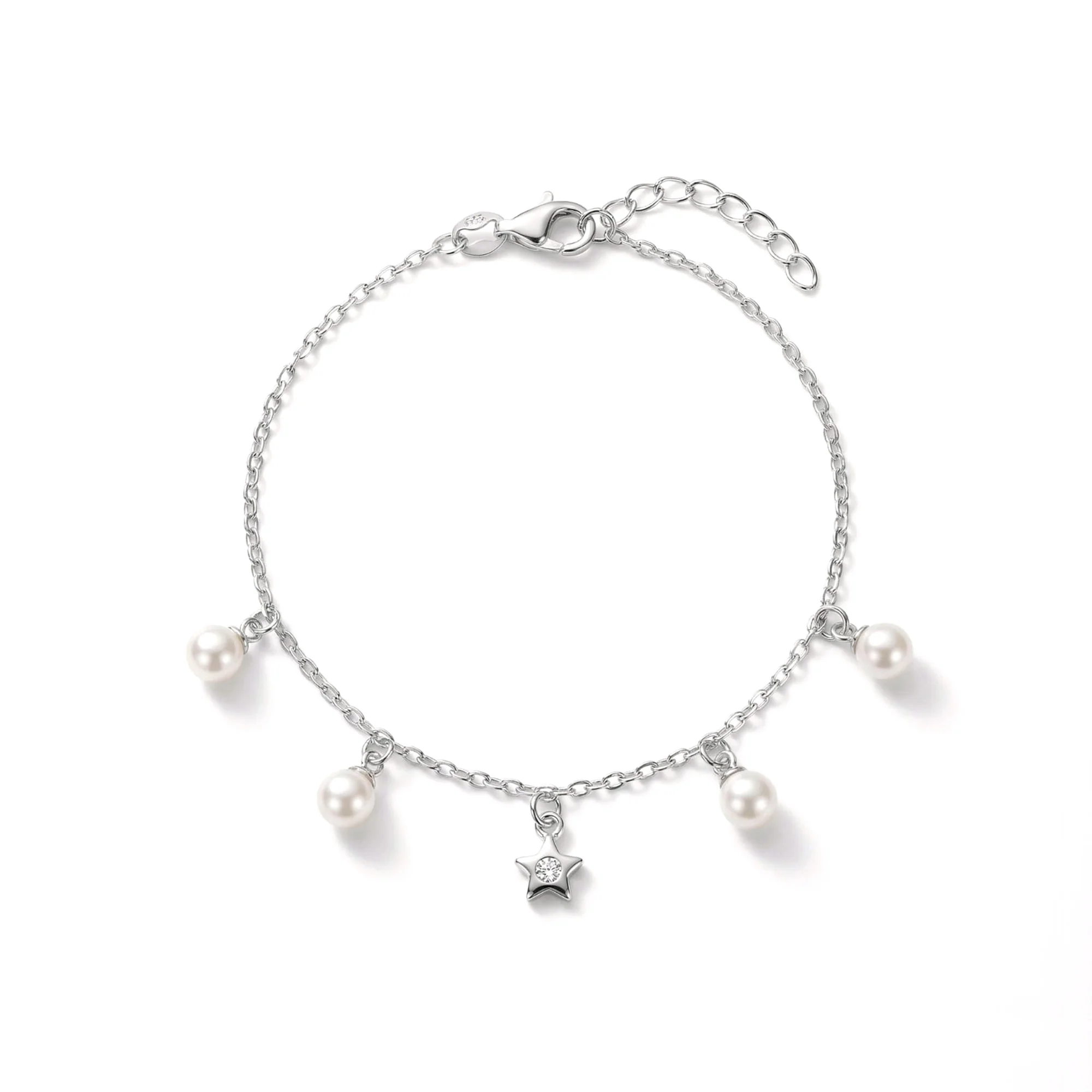 Star Pearl Charm Bracelet - Image 2
