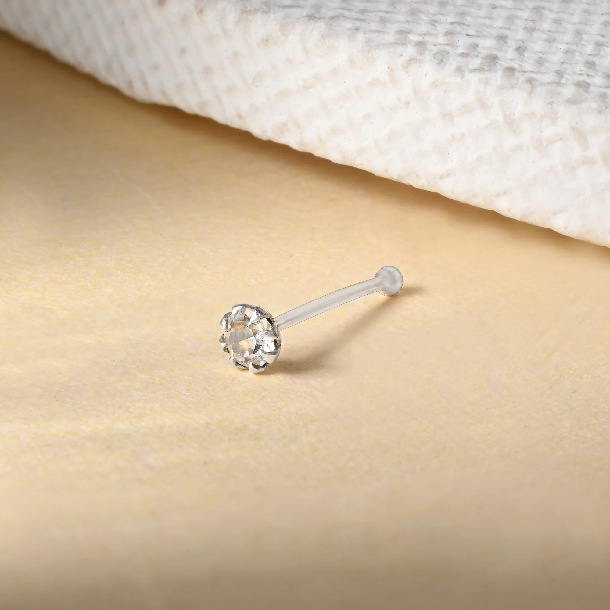 Starlit CZ Nose Pin