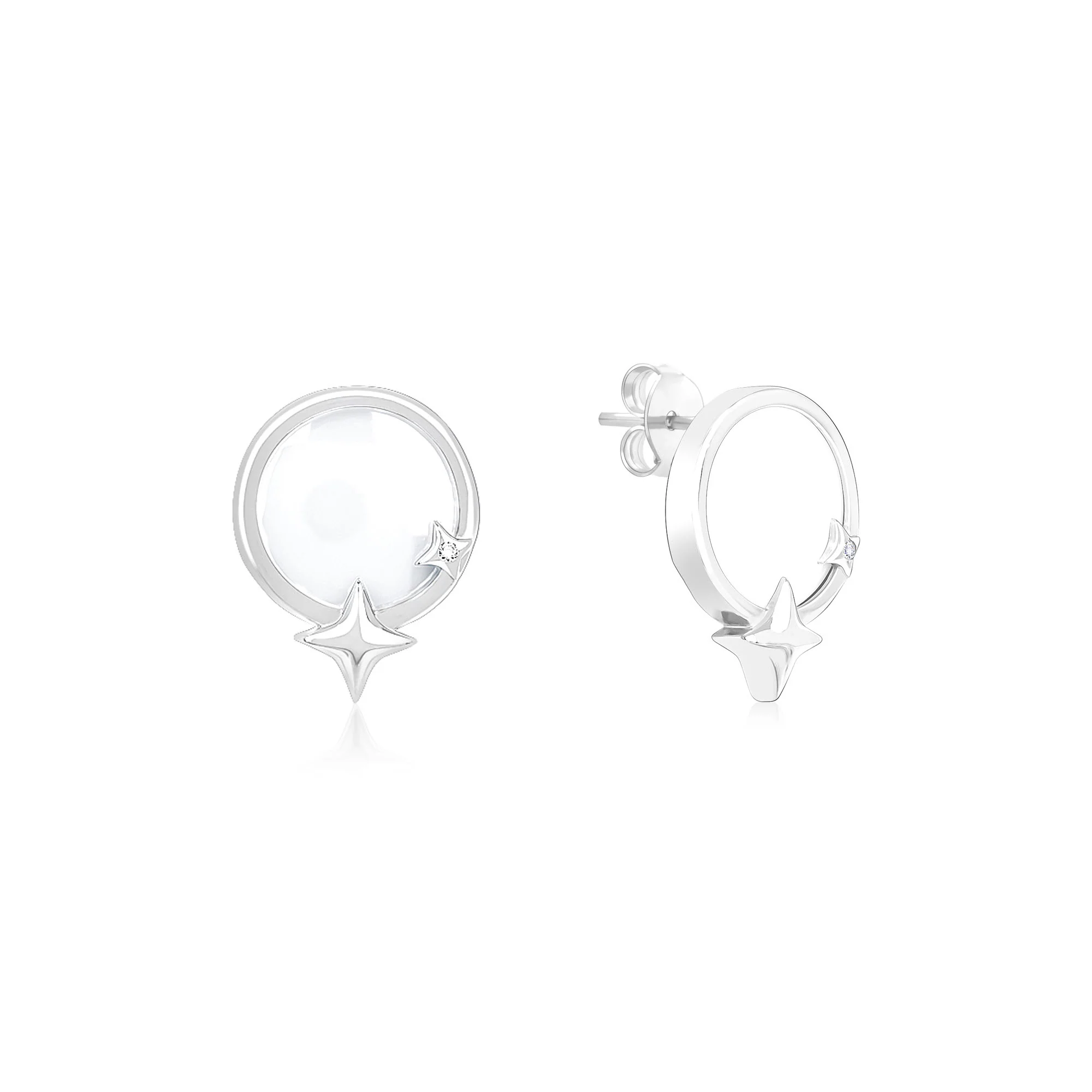 Starry Stud Earrings - Image 2