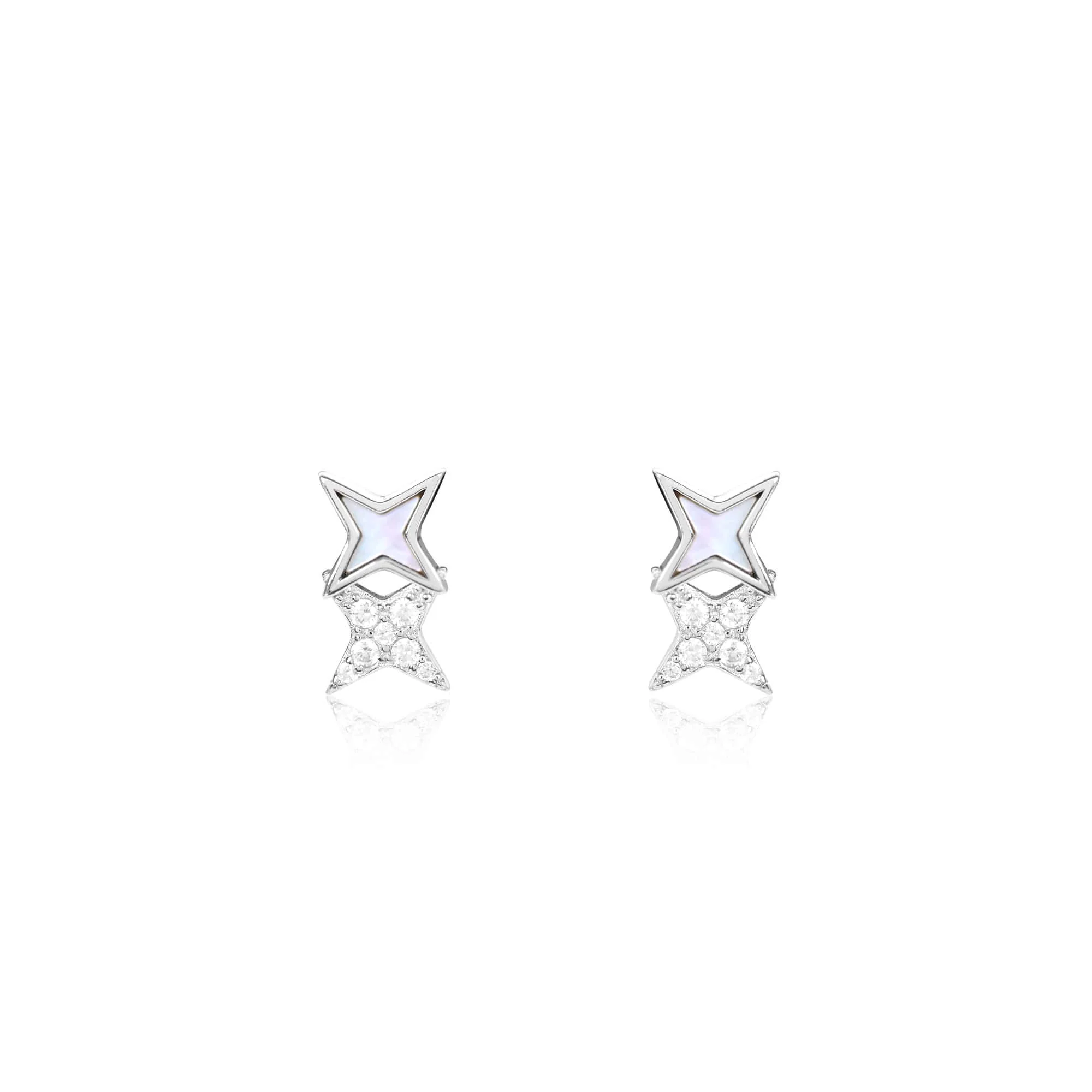 Starry Zircon Silver Pendant Set - Image 4
