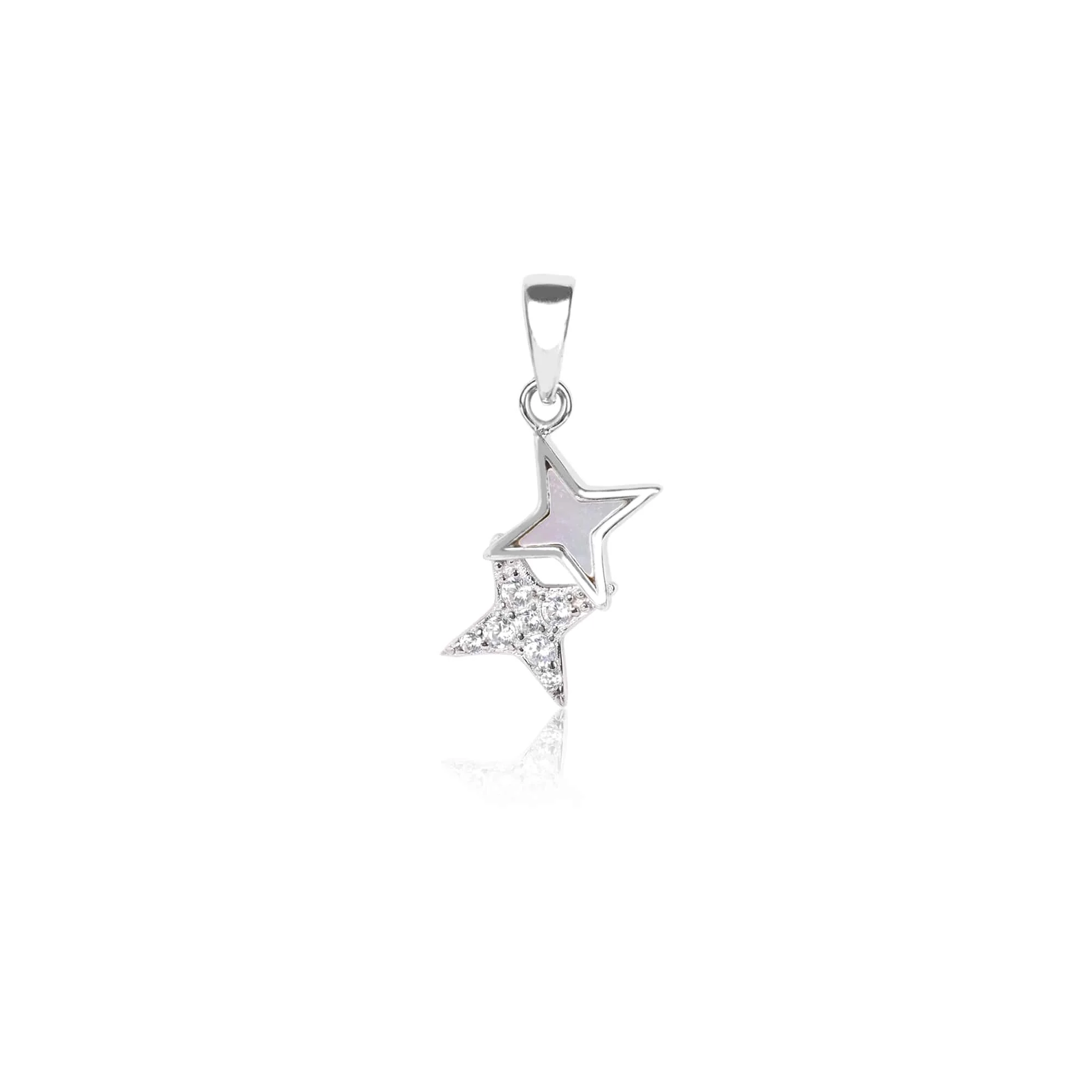 Starry Zircon Silver Pendant Set - Image 5