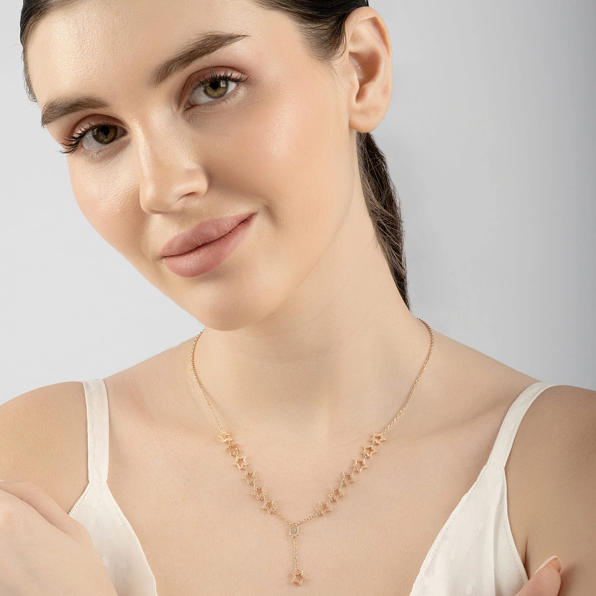 Stellar Rose Gold Necklace - Image 4