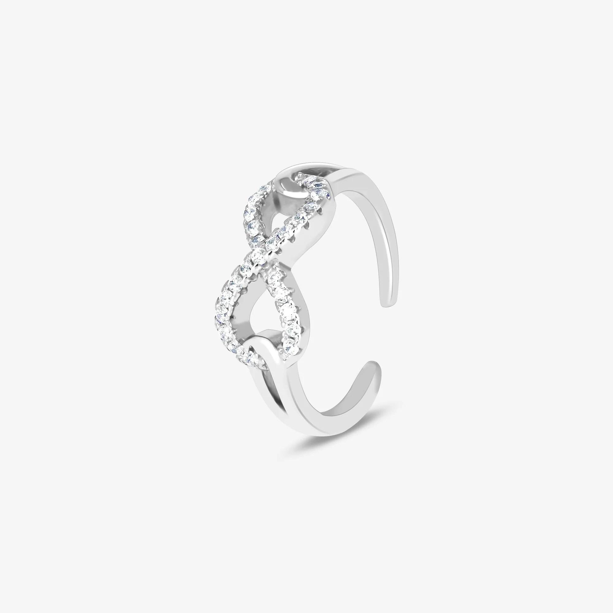 Stone Infinity Toe Ring - Image 11
