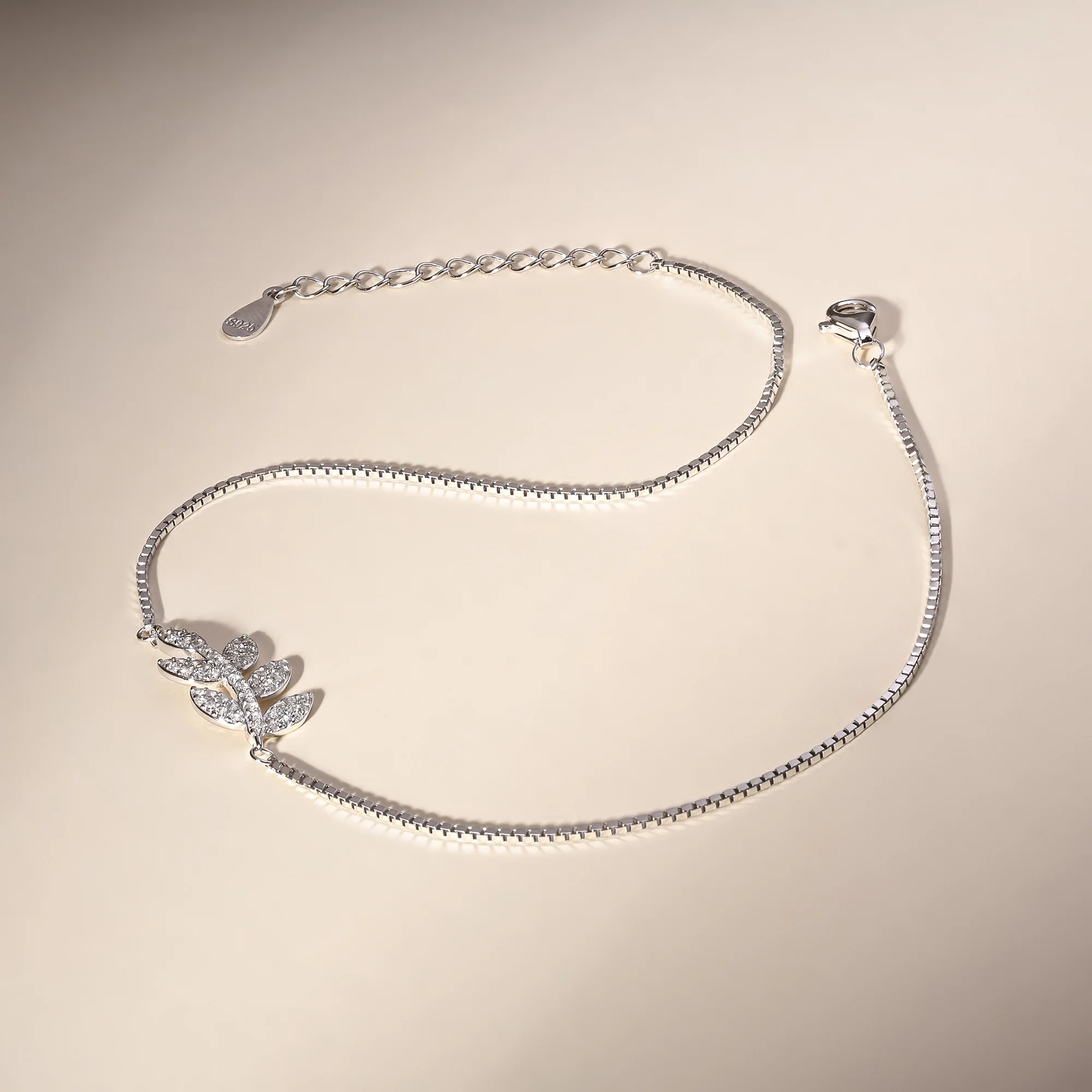 Stone Leaf Anklet - Image 8