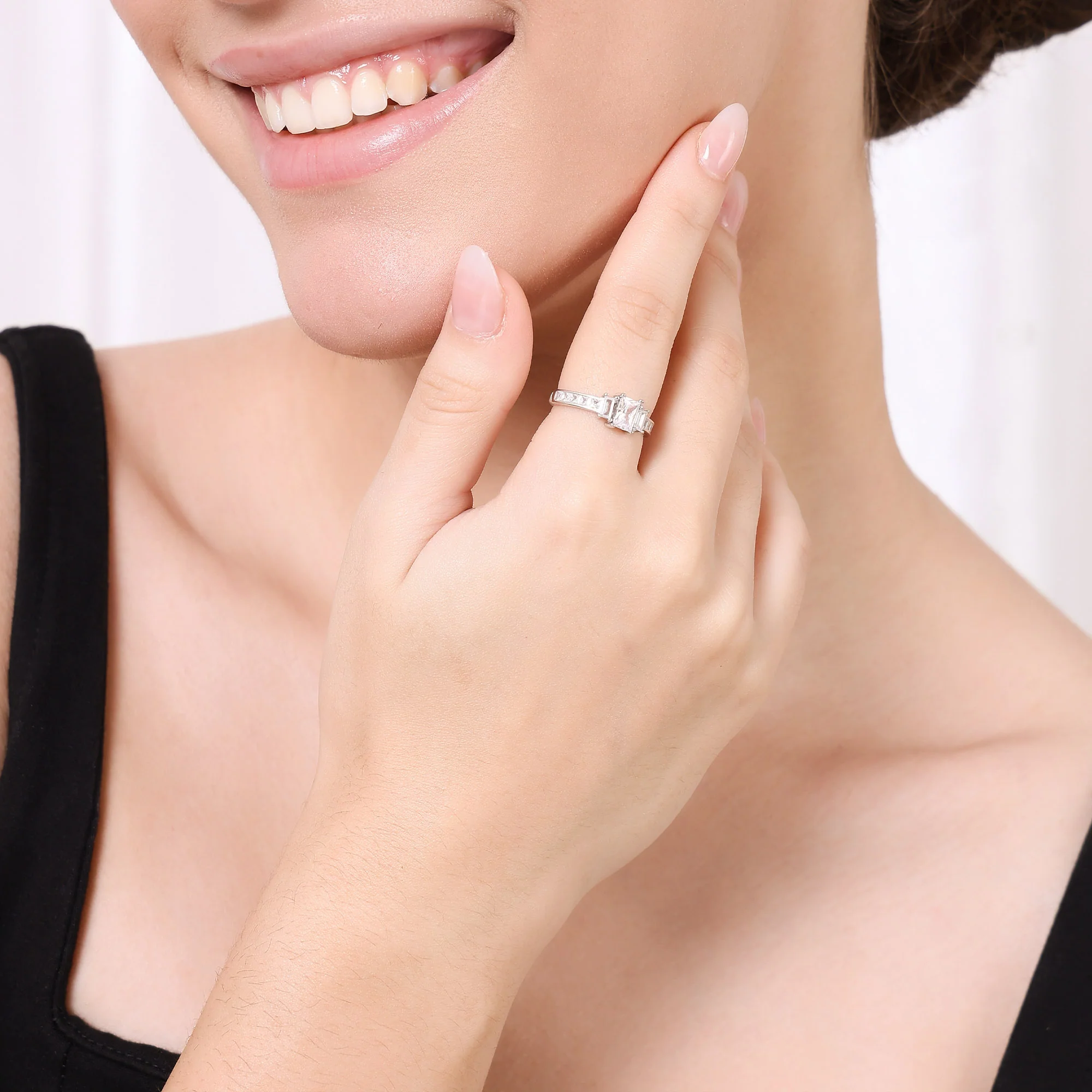 Stone Studded Stack Rings - Image 4