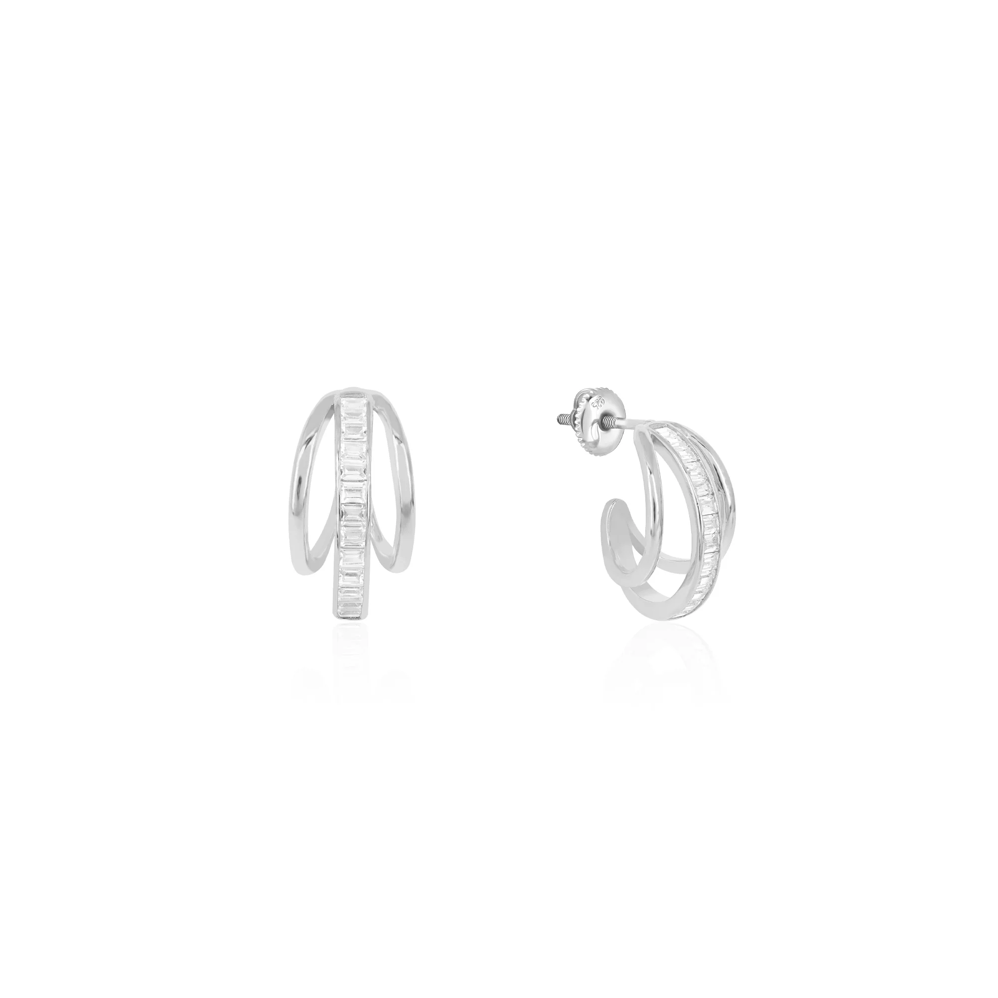 Structured Curvy Earring - Image 2
