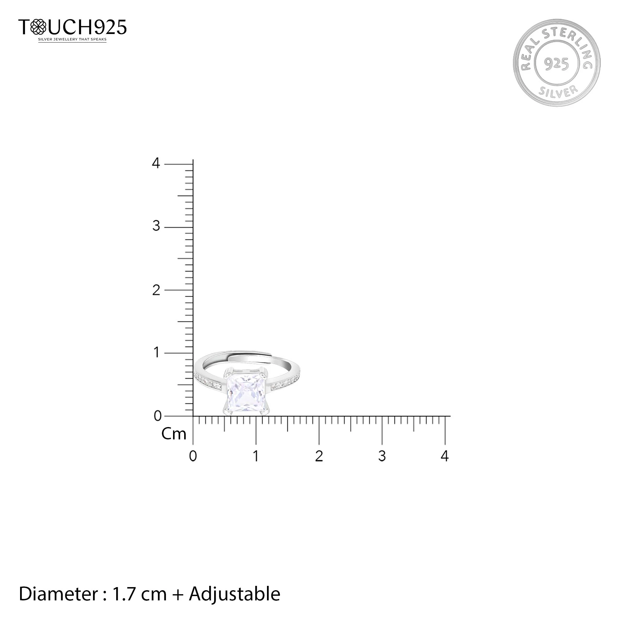 Studded Square Ring - Image 7