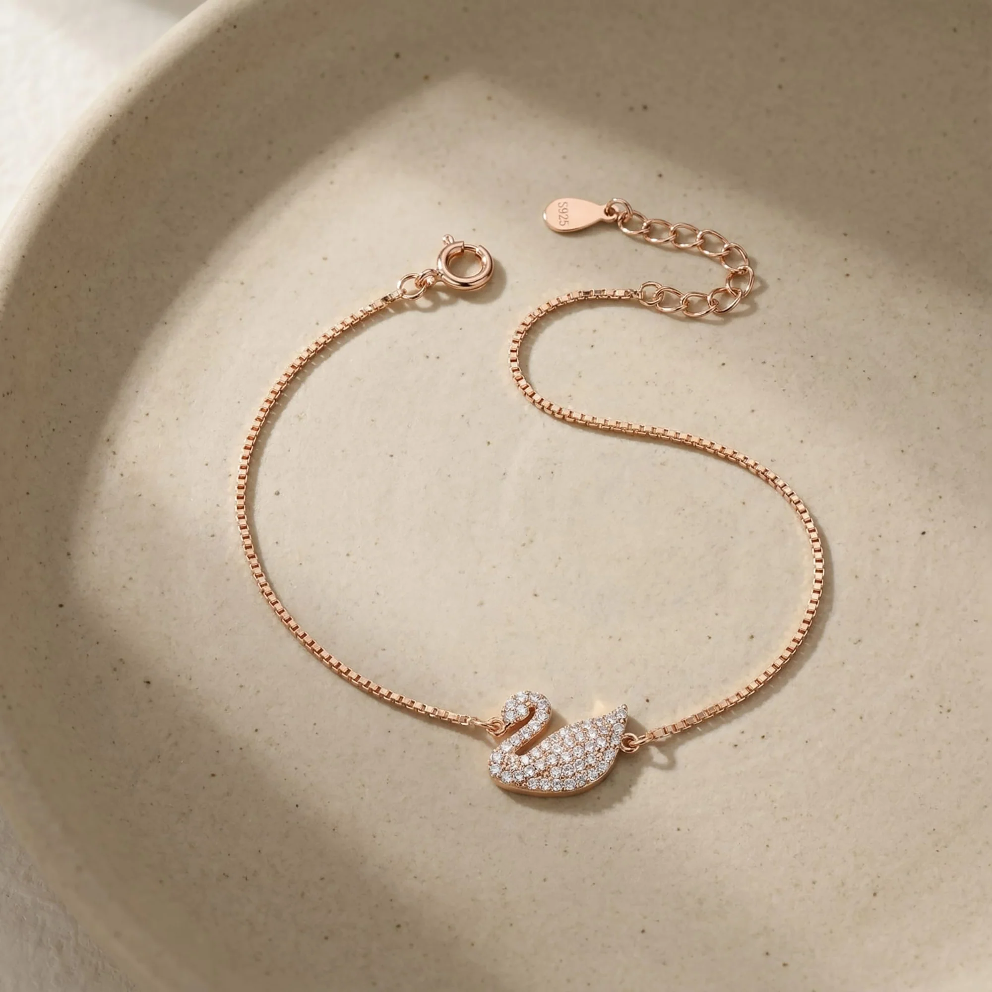 Swan CZ Bracelet - Image 7