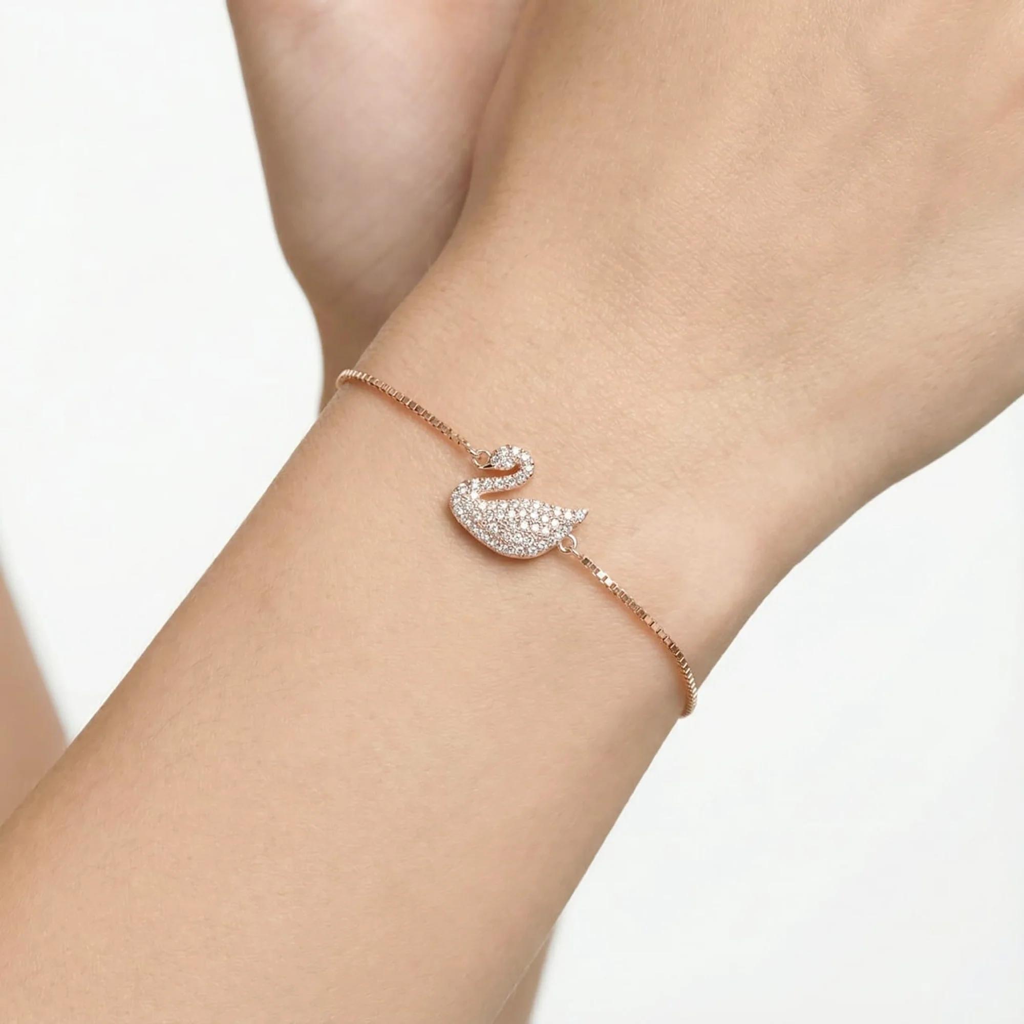 Swan CZ Bracelet - Image 8