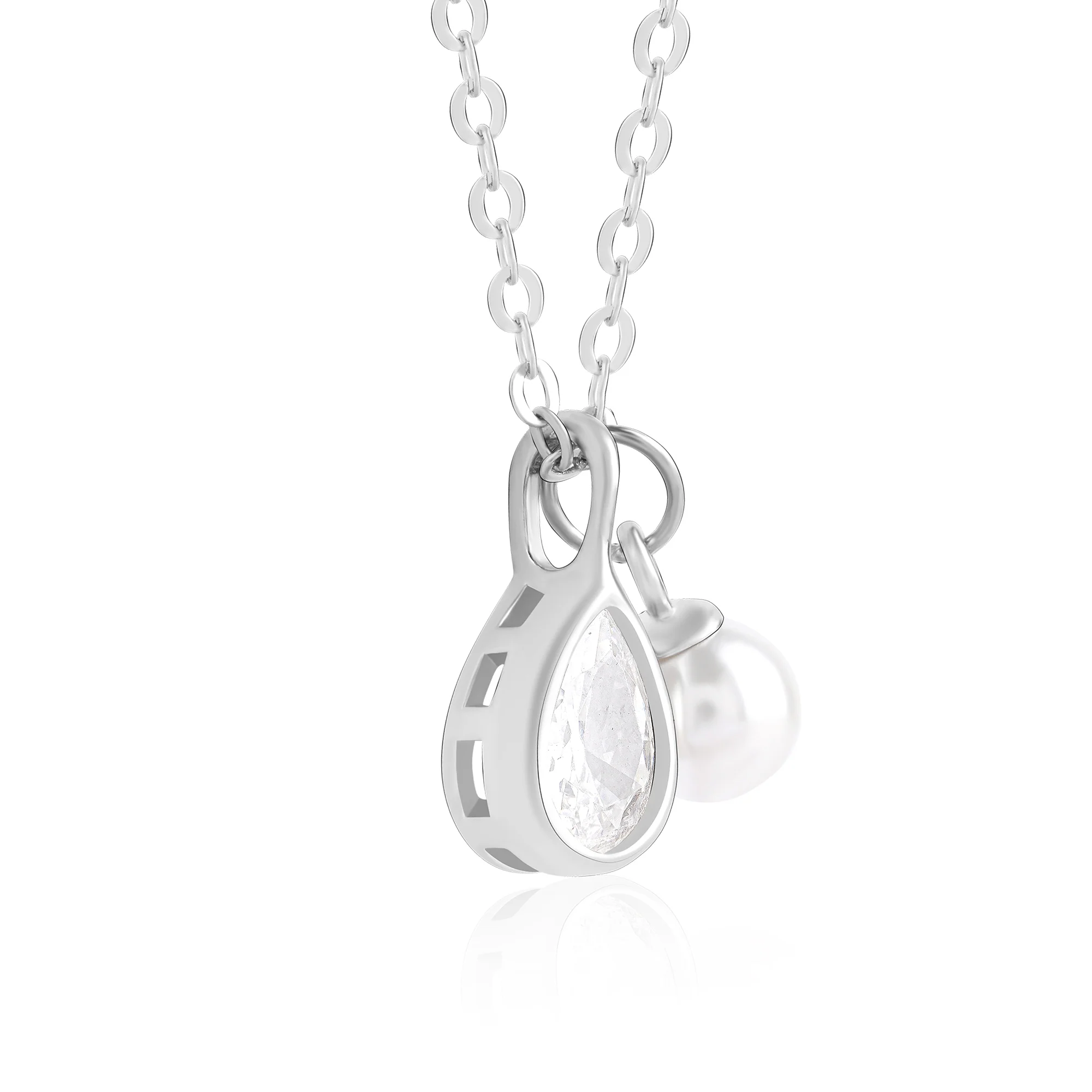 Teardrop Pearl Charm Chain - Image 5