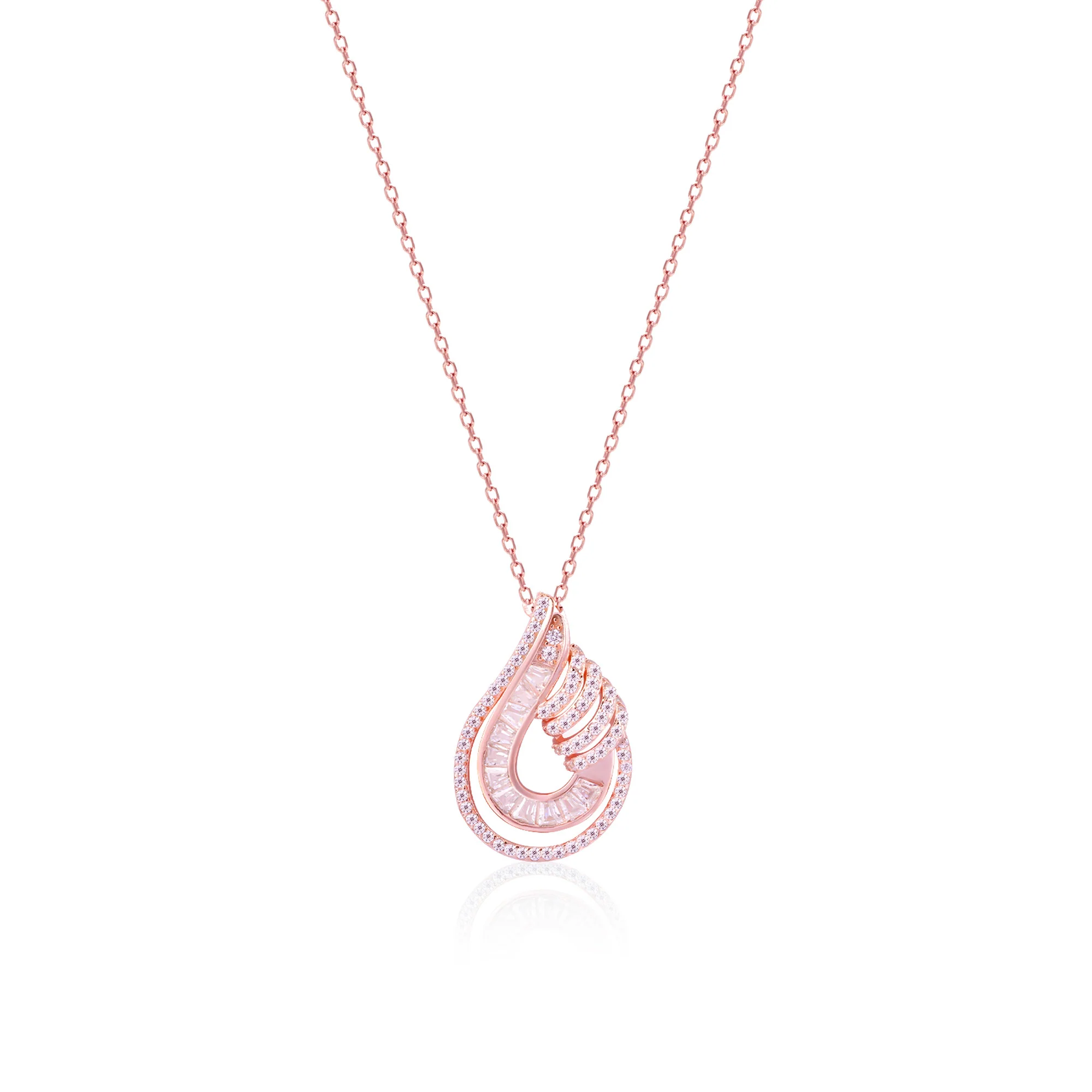 Teardrop Pendant Necklace - Image 2