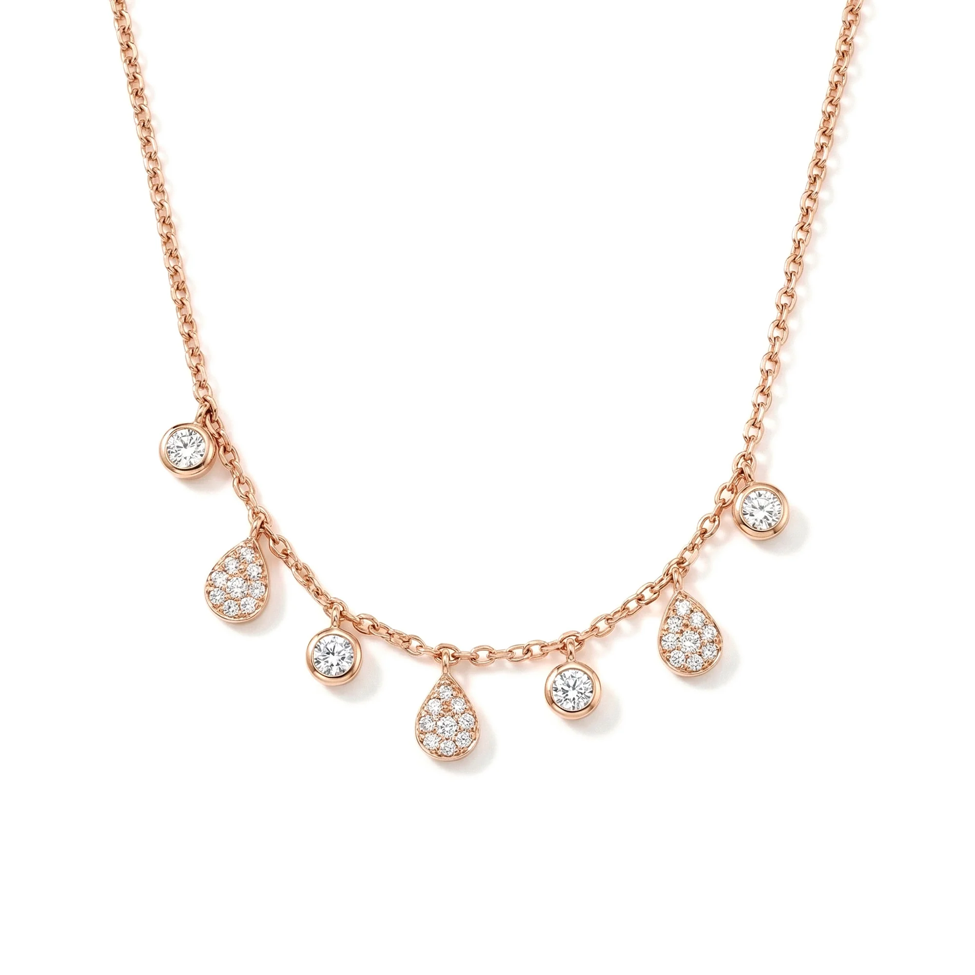 Teardrop Silver Charm Necklace - Image 7