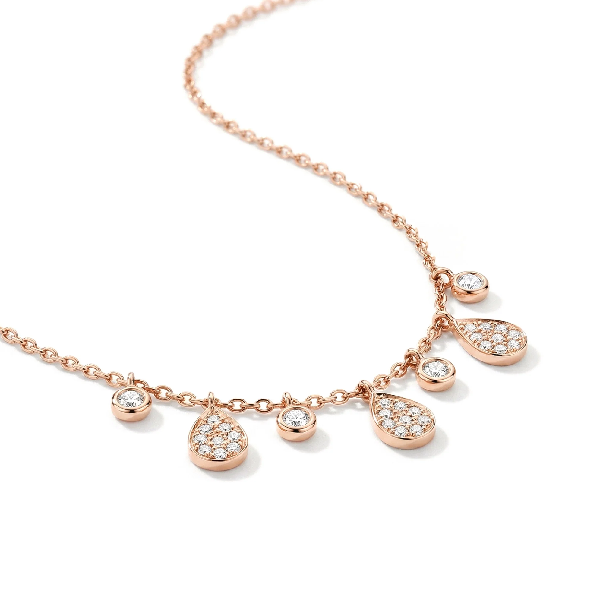 Teardrop Silver Charm Necklace - Image 9