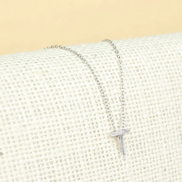 Timeless T Initial Necklace - Image 3