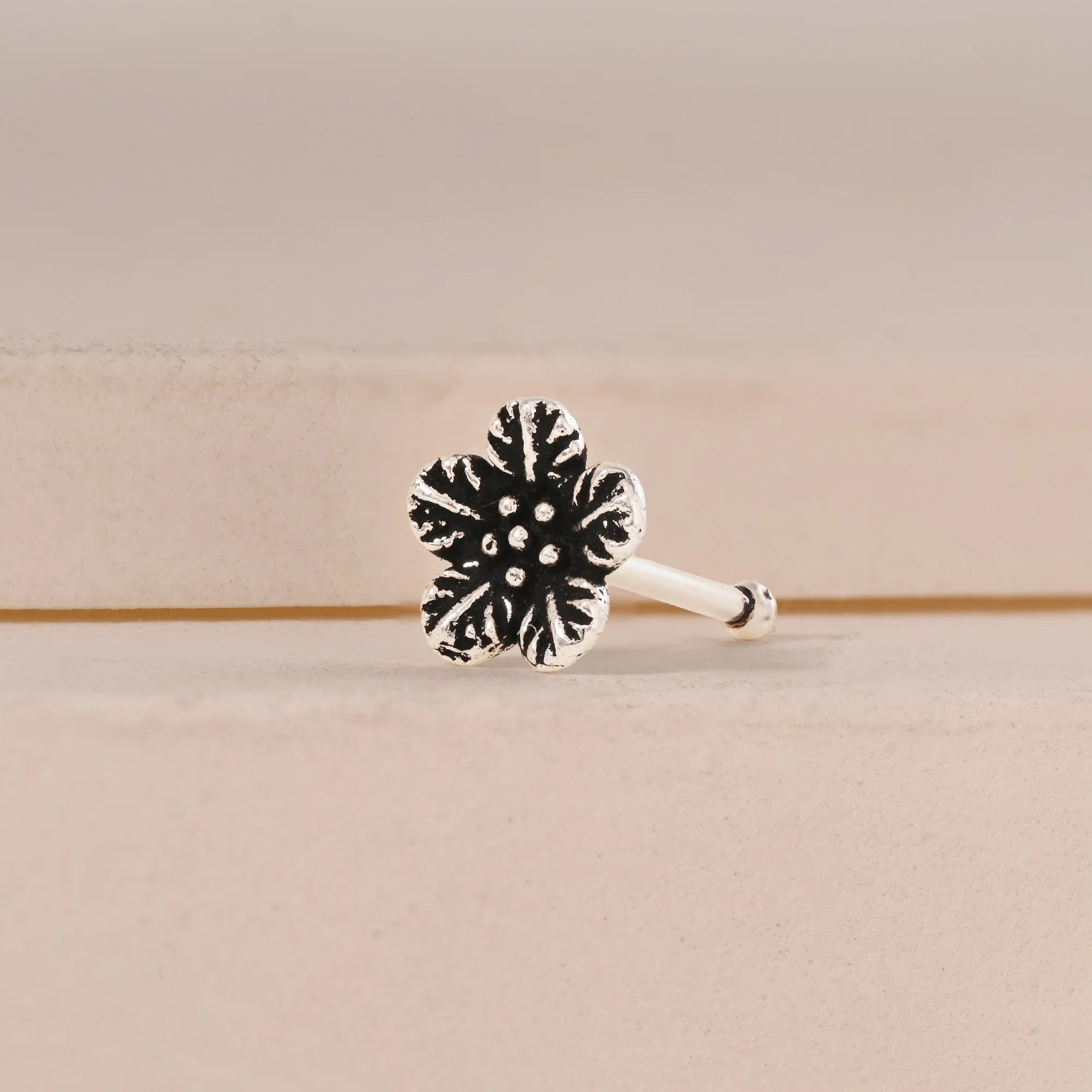 Tiny Blossom Nose Pin - Image 3