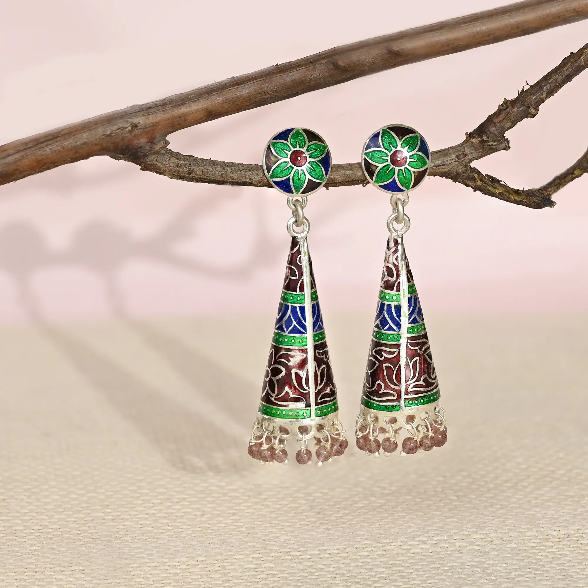 Traditional Cone Jhumka - Image 3