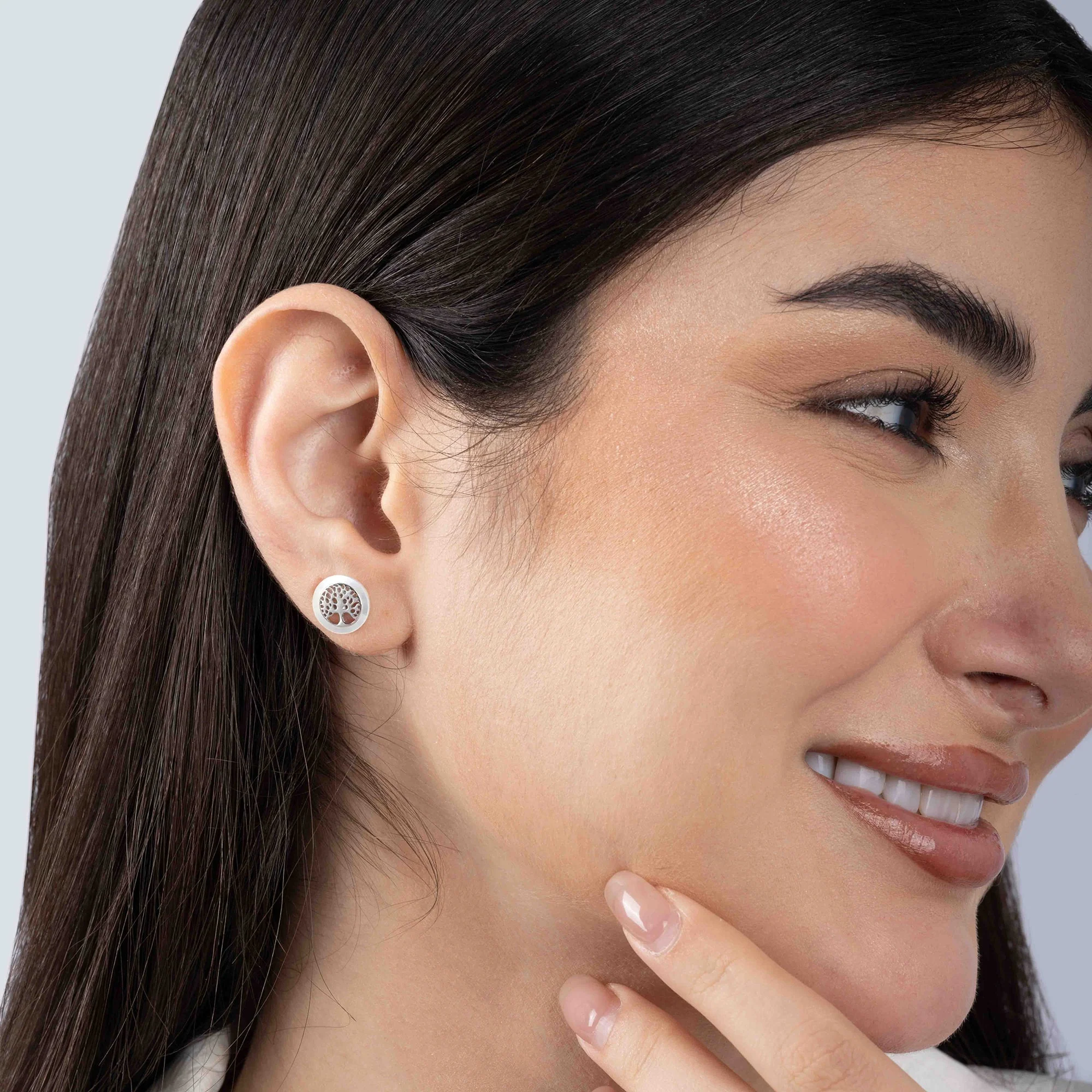 Tree of Life Silver Studs - Image 9