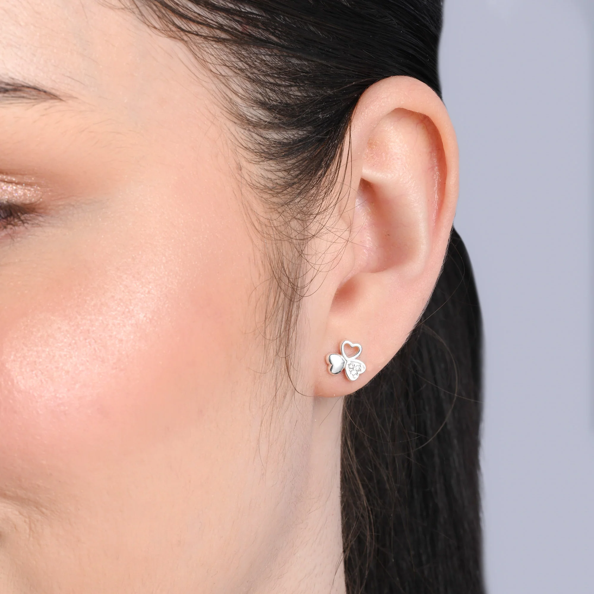 Triple Heart Earrings - Image 4