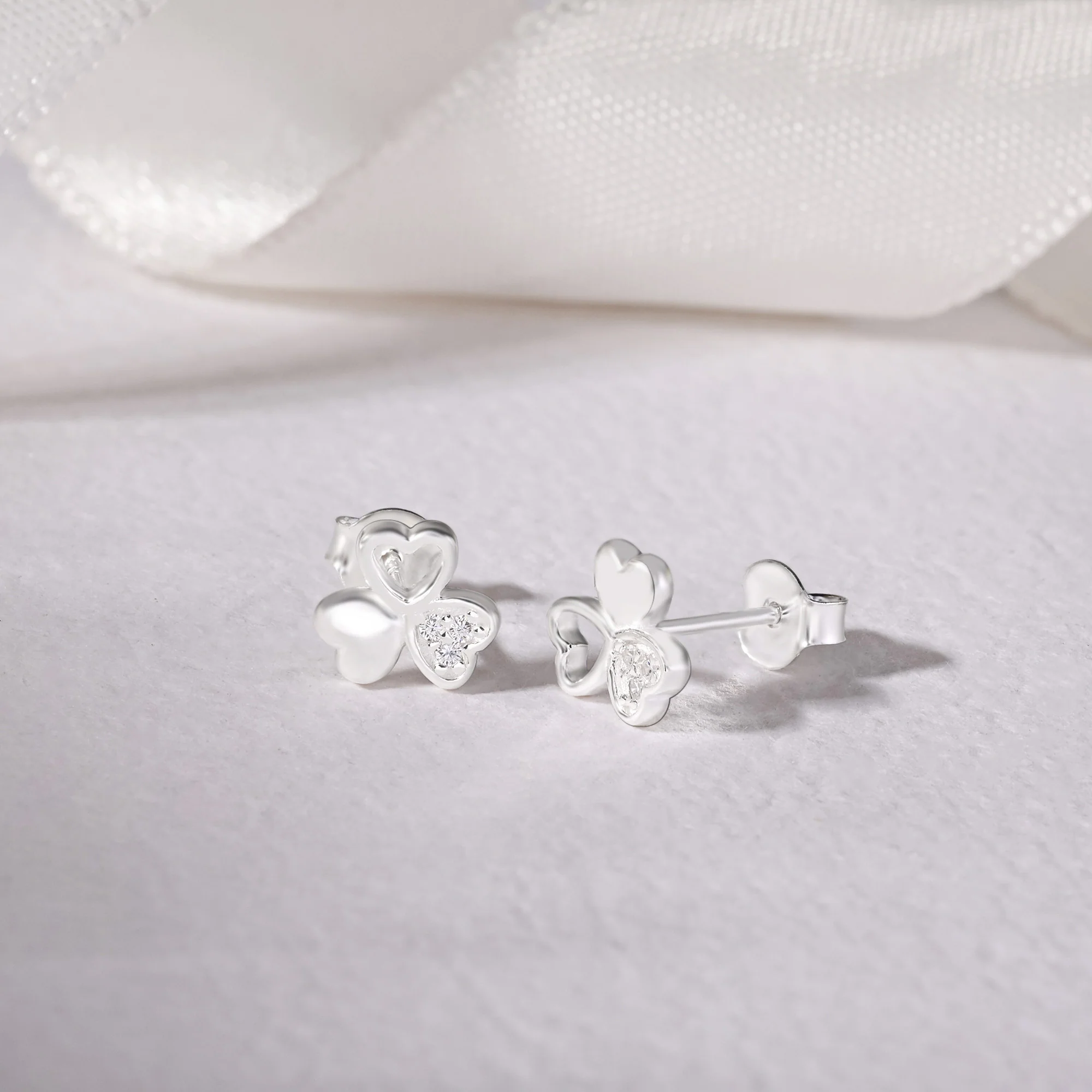 Triple Heart Earrings - Image 6
