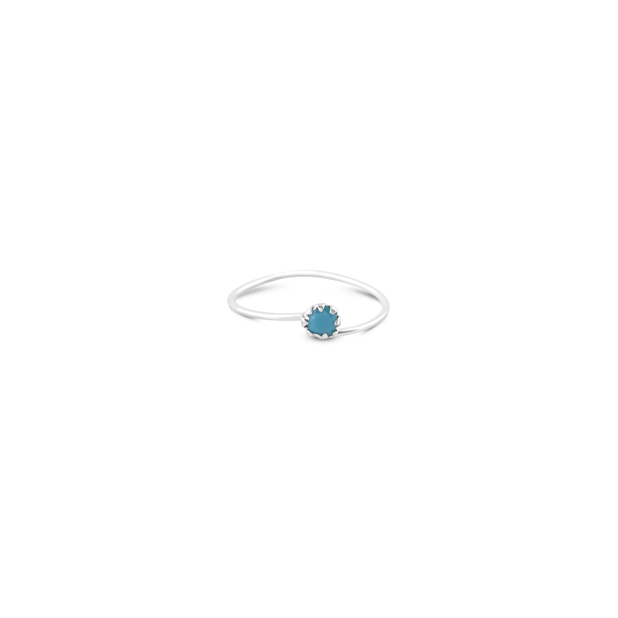 Turquoise Stone Nose Ring - Image 5