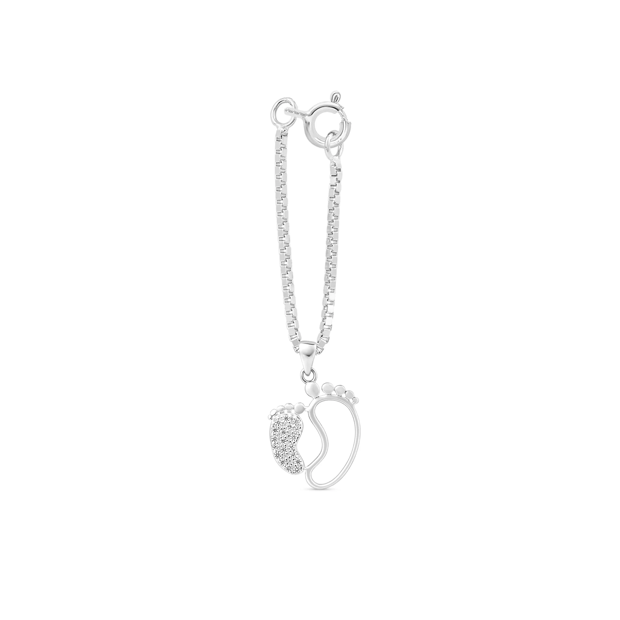 Twin Footprints Charm - Image 2