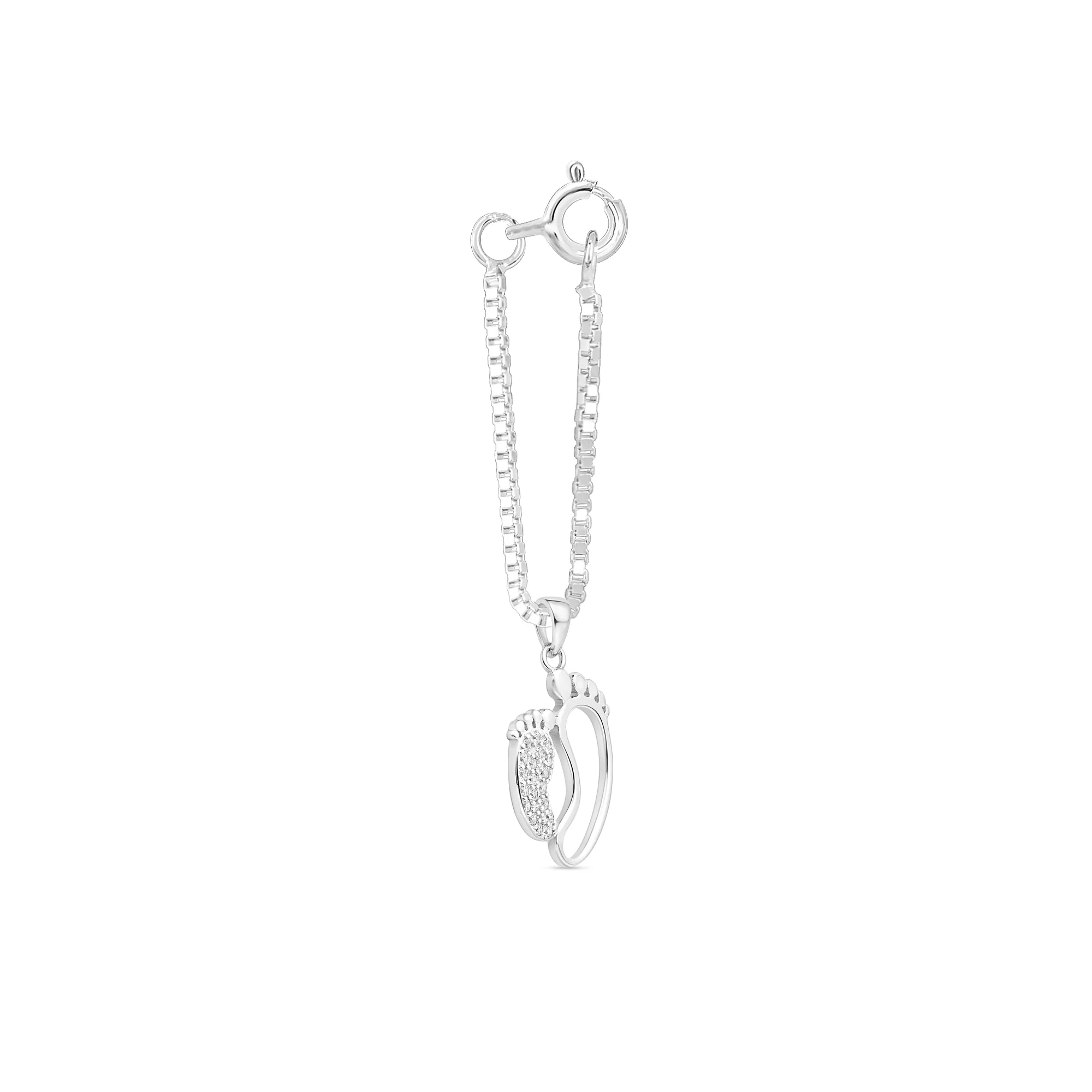 Twin Footprints Charm - Image 4