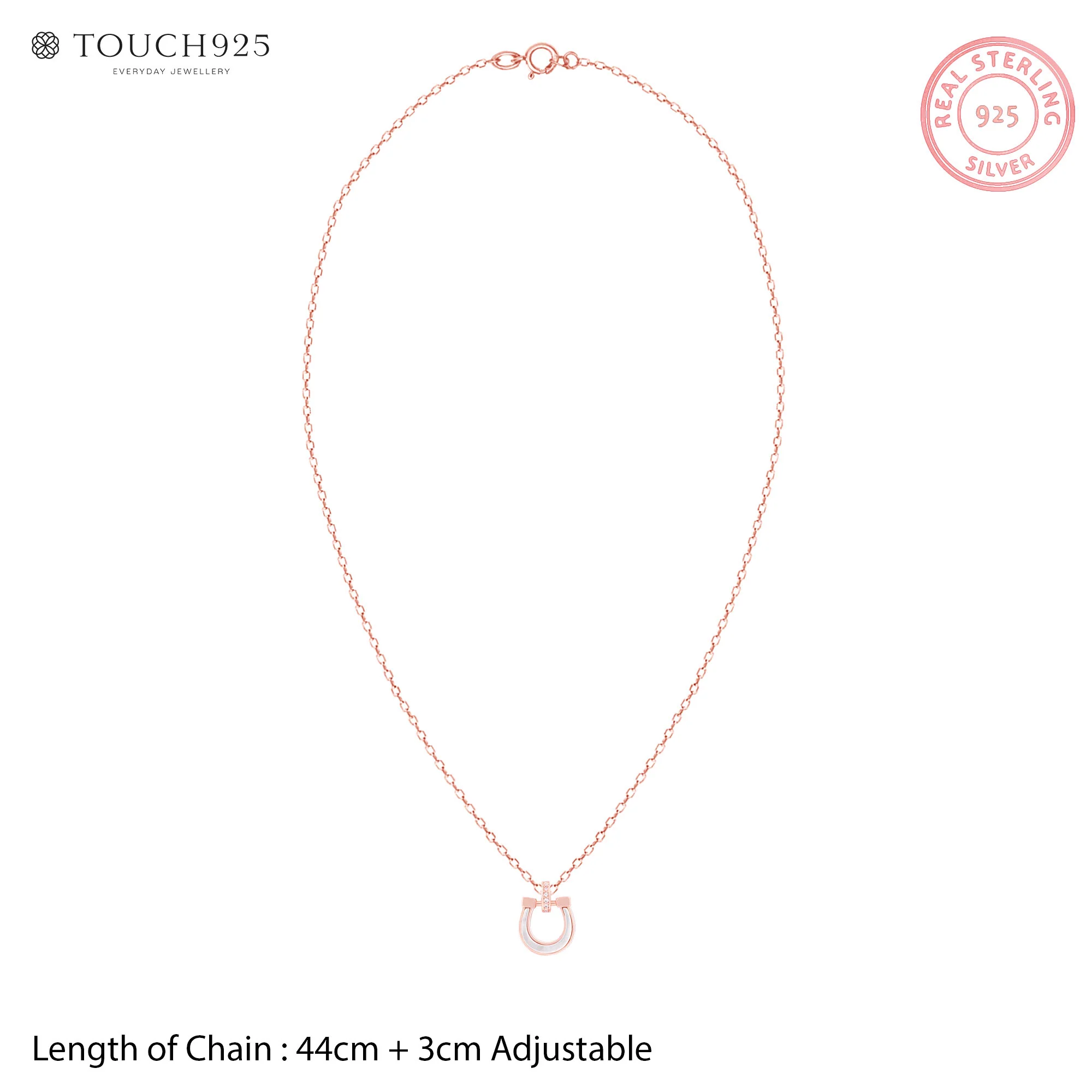 Horseshoe Pendant Necklace - Image 6