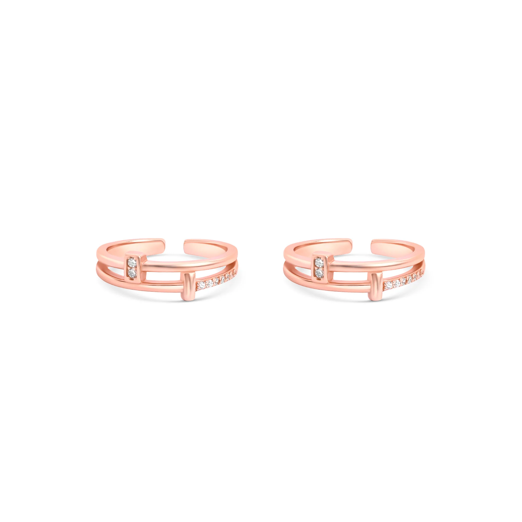 Verona Silver Toe Ring - Image 2
