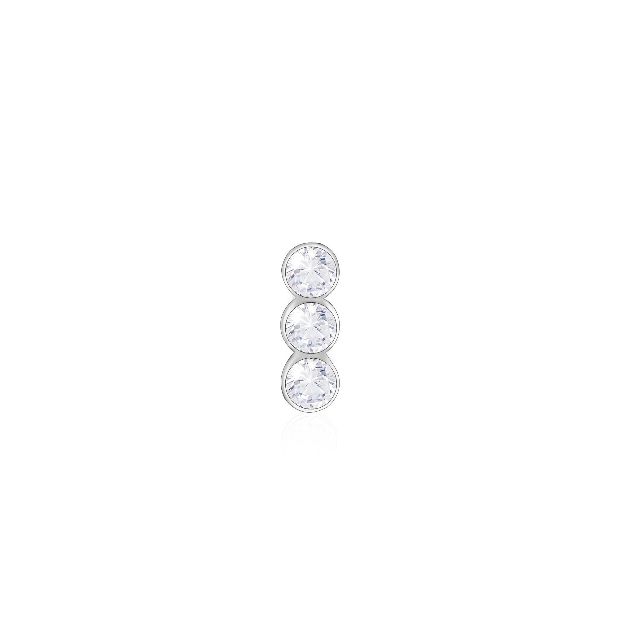 Vertical Trio Nose Pin - Image 5