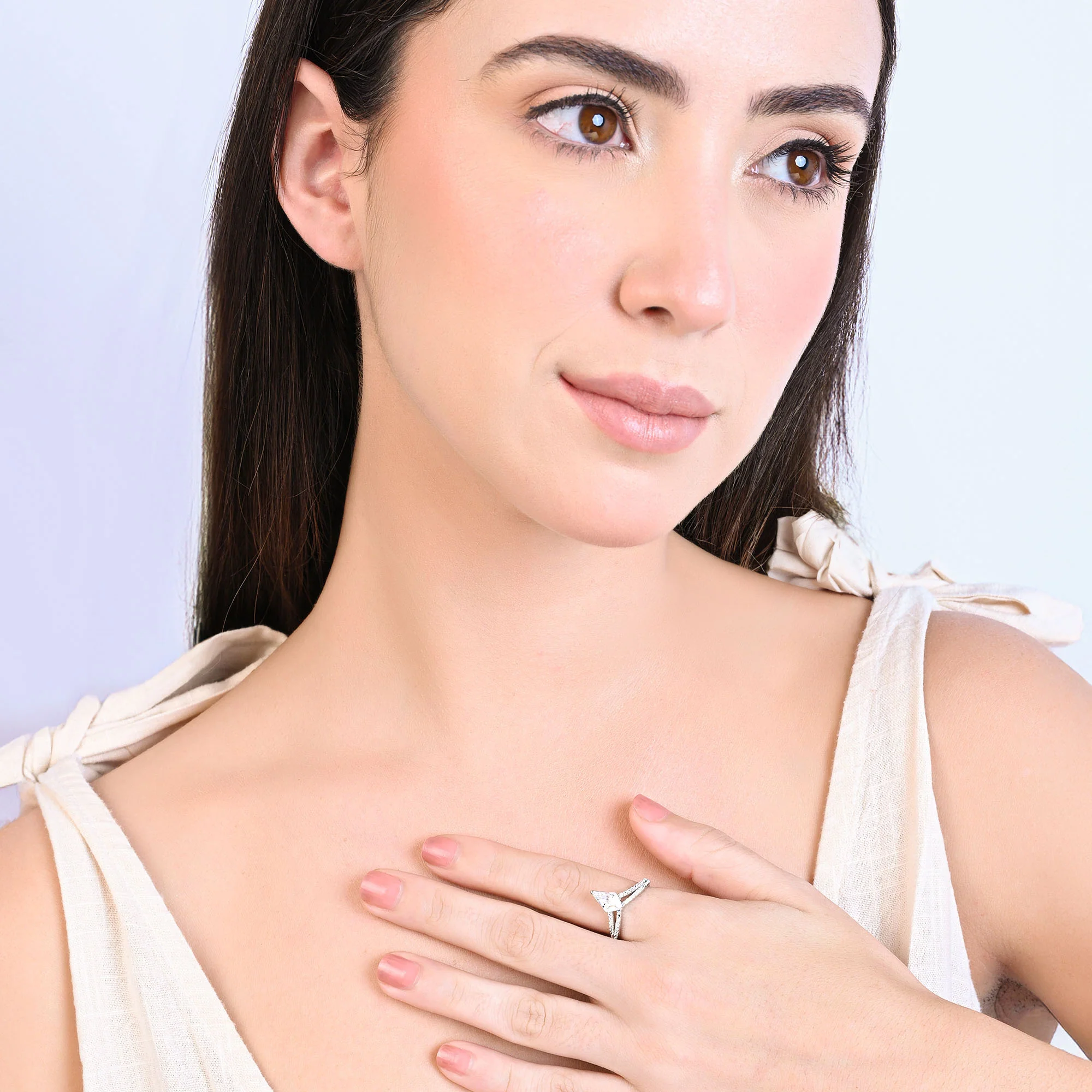 Viora Silver Ring - Image 3